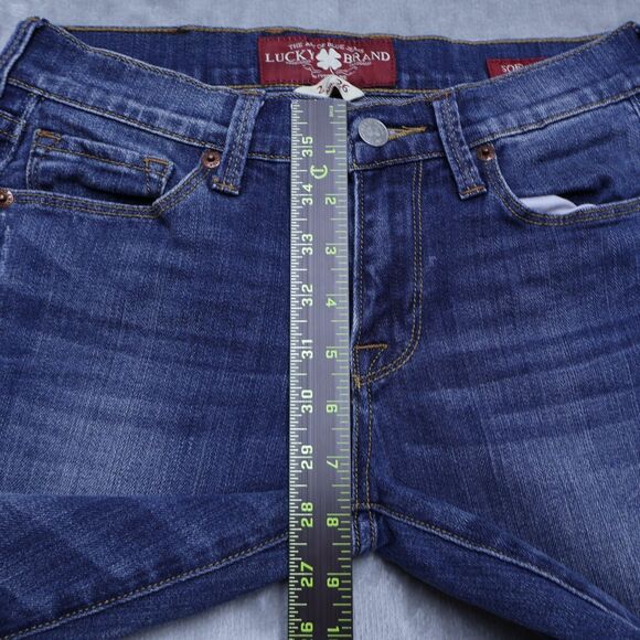 Lucky Brand Dark Blue Straight Leg Jeans - Picture 6 of 16